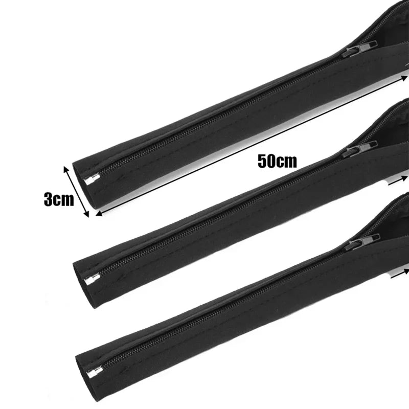 3-1Pcs Zipper Cable Sleeve Nylon Wire Cable Management Organizer Sleeve Wire Protector for PC Computer Cable Management Covers